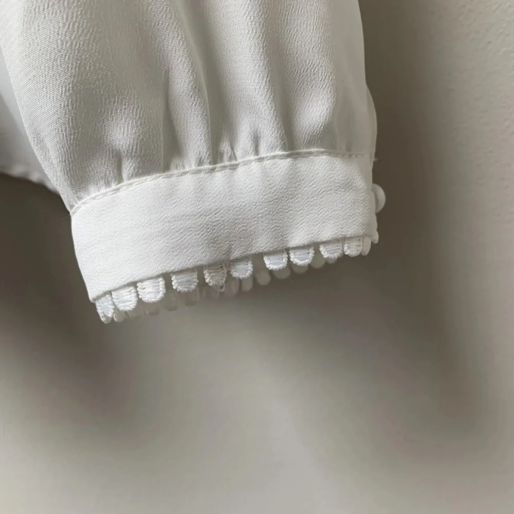 House of bruar shirt blouse size uk 14 ivory classic - Picture 4 of 15